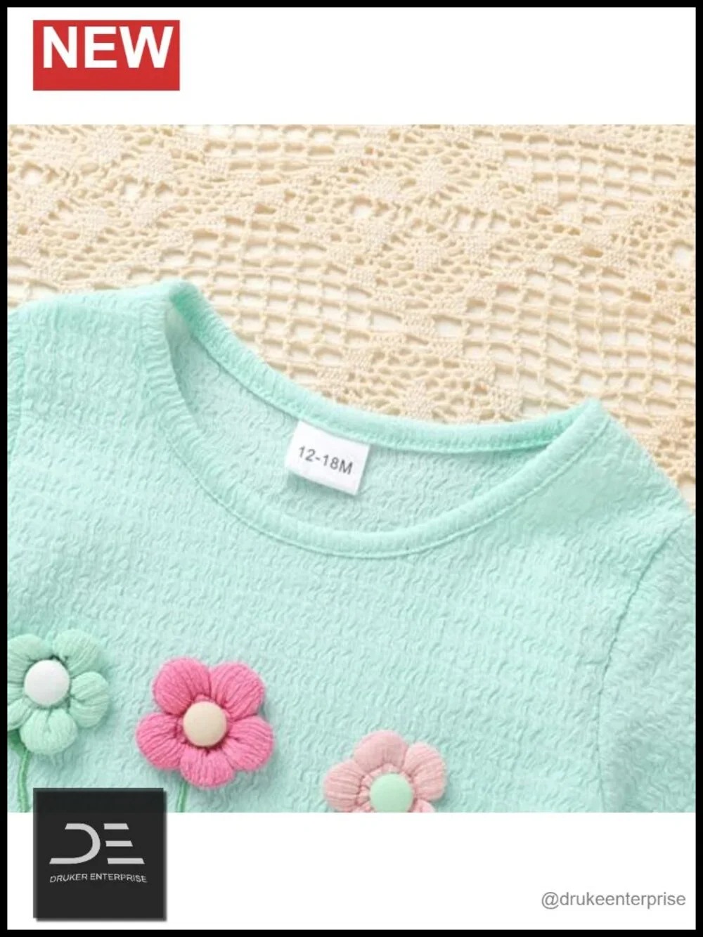 Toddler Girl 2 Piece Summer Outfit Ruffle Short Set Floral Short Sleeve Tee